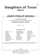 Daughters of Texas Concert Band sheet music cover